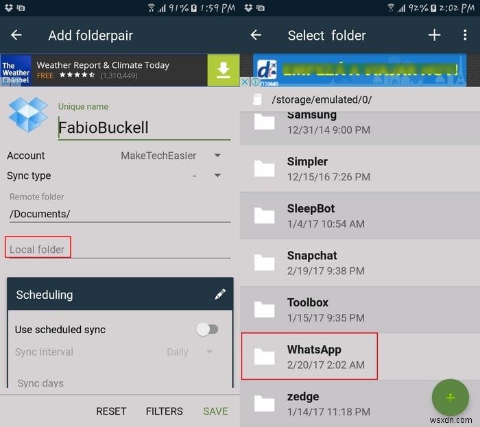 WhatsApp 채팅 기록을 Dropbox에 안전하게 백업하는 방법