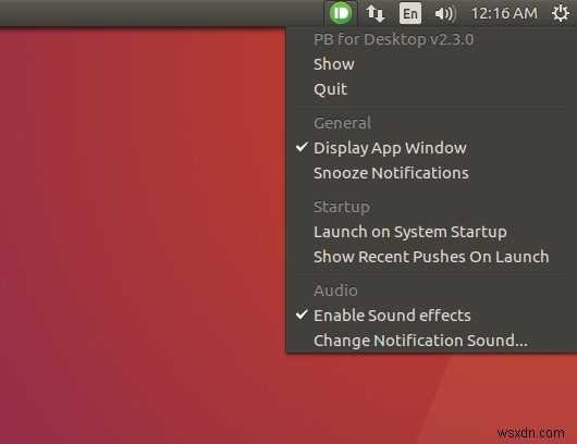 PB for Desktop으로 Ubuntu에서 PushBullet 데스크톱 클라이언트 설정하기