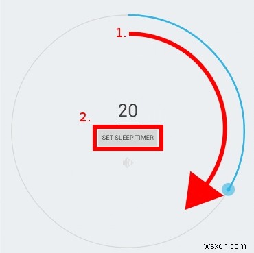 안드로이드에서 음악 수면 타이머 설정하는 방법