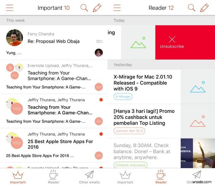 메일박스를 대체할 iOS 이메일 앱 8가지