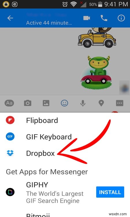 페이스북 메신저에서 Dropbox 파일 전송하는 방법 완벽 가이드