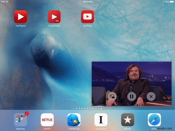 iOS 9 PIP 모드에서 유튜브 영상 시청하는 방법