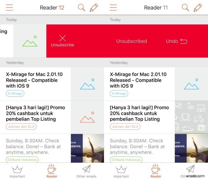 뉴스레터 구독 해지를 쉽게! Gmail 전용 iOS 메일 앱 Mailburn 활용법