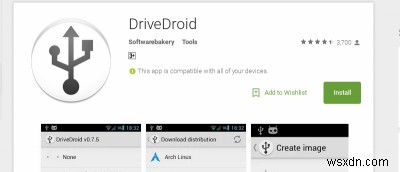 DriveDroid로 안드로이드 폰을 리눅스 부팅 USB로 만들기 [루트 권한 필수]