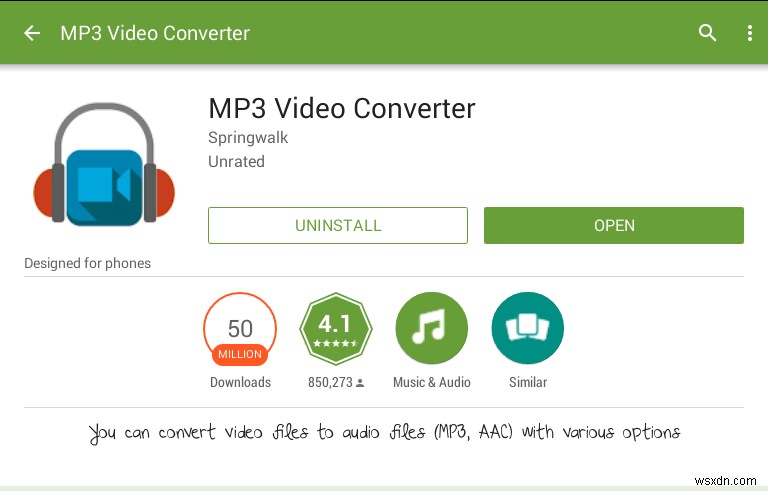 MP3 Video Converter 앱으로 안드로이드에서 동영상을 오디오 파일로 변환하는 방법