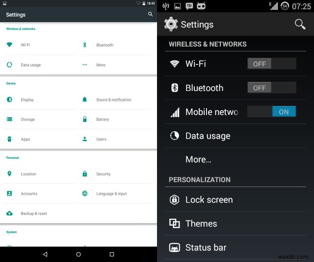 안드로이드 롤리팝(Android Lollipop)의 새로운 기능과 변경 사항 완벽 정리
