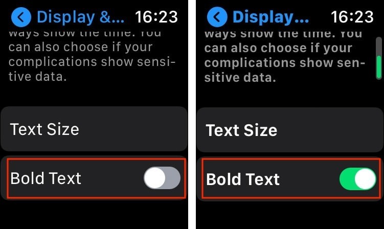 Apple Watch 글자 크기 키우는 방법 2가지 (아이폰 & 워치 직접 설정)
