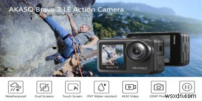 AKASO Brave 7 LE 액션 카메라 리뷰: 고 프로 없이도 충분한 선택일까?