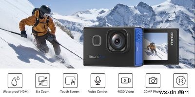 AKASO Brave 6 Plus 액션 카메라 리뷰: 나만의 모험을 생생하게 담아내다