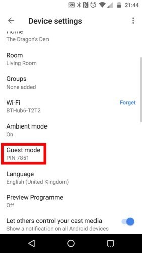 와이파이 연결 없이 크롬캐스트(Chromecast) 사용하는 방법
