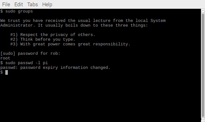 라즈베리 파이(Raspbian OS) 비밀번호 변경 및 기본 보안 설정 완벽 가이드