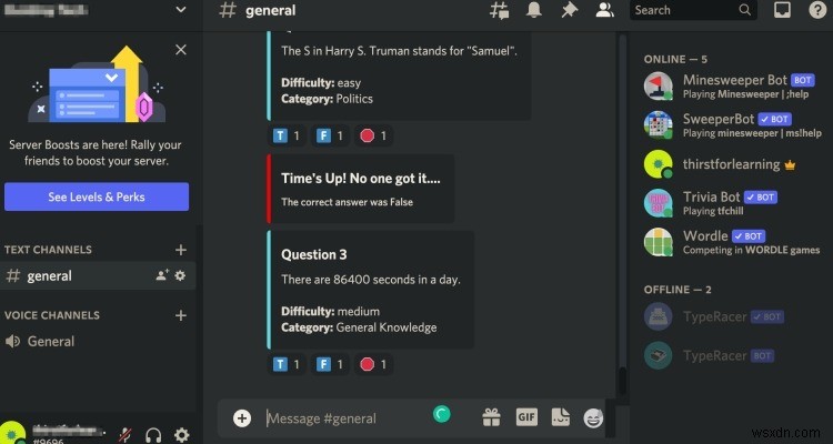 Discord 서버를 활기차게 만들어 줄 최고의 게임 봇 9가지