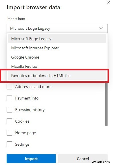 Microsoft Edge에서 즐겨찾기 가져오기 및 내보내기 완벽 가이드