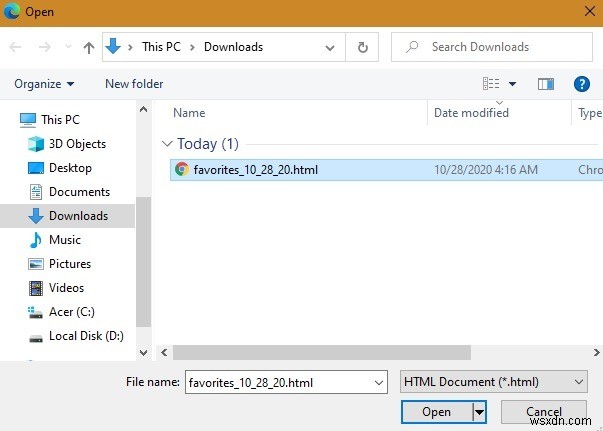 Microsoft Edge에서 즐겨찾기 가져오기 및 내보내기 완벽 가이드