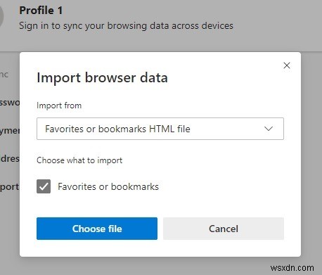 Microsoft Edge에서 즐겨찾기 가져오기 및 내보내기 완벽 가이드