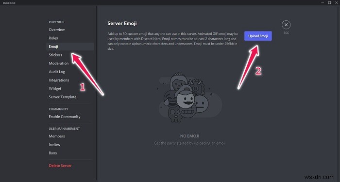 디스코드(Discord) 서버에 나만의 커스텀 이모티콘을 만들고 추가하는 방법