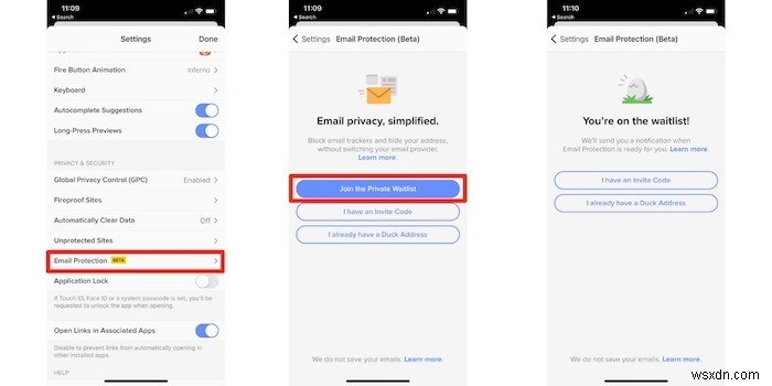 덕덕고(DuckDuckGo) 이메일 보호 서비스 총정리 – 무료로 이메일 추적기 차단하는 방법