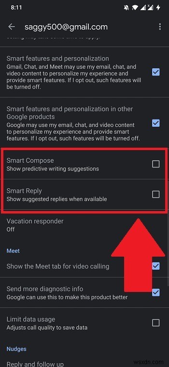 Gmail 스마트 답장·스마트 작성 기능 끄는 방법 (PC & 안드로이드)
