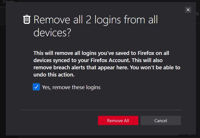 파이어폭스(Firefox)에 저장된 비밀번호를 내보내고 삭제하는 방법