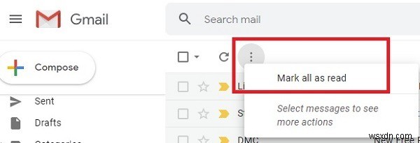 Gmail에서 읽지 않은 이메일 한 번에 읽음 표시·삭제하는 방법
