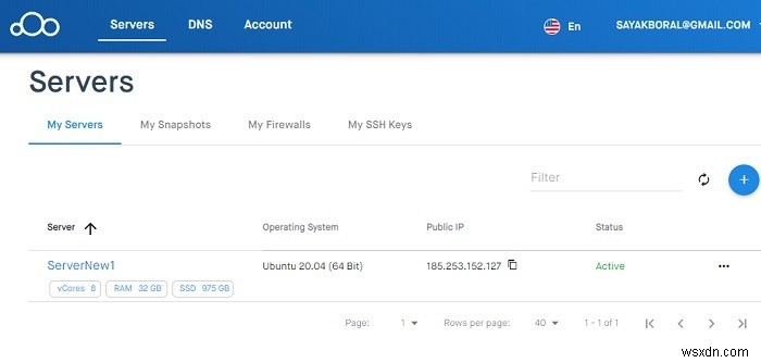 Clouding.io VPS 호스팅 리뷰: 스페인 데이터센터 기반 저렴하고 강력한 클라우드 서버