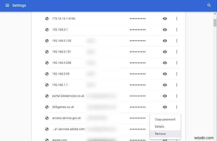 크롬(Chrome)에서 비밀번호 자동 완성 설정하고 관리하는 방법
