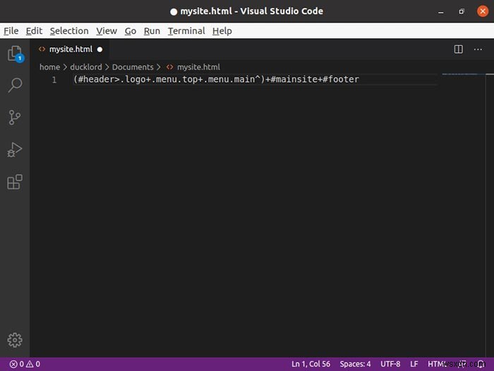 Emmet으로 HTML 파일 초고속 작성하기 – VS Code 실전 가이드