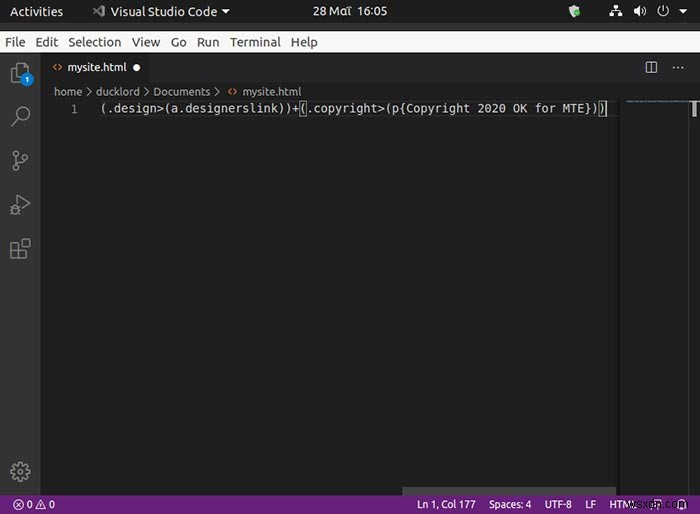 Emmet으로 HTML 파일 초고속 작성하기 – VS Code 실전 가이드
