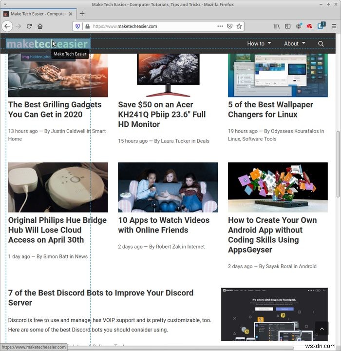 파이어폭스(Firefox) 웹 개발자 도구로 웹사이트 실시간 편집하는 방법