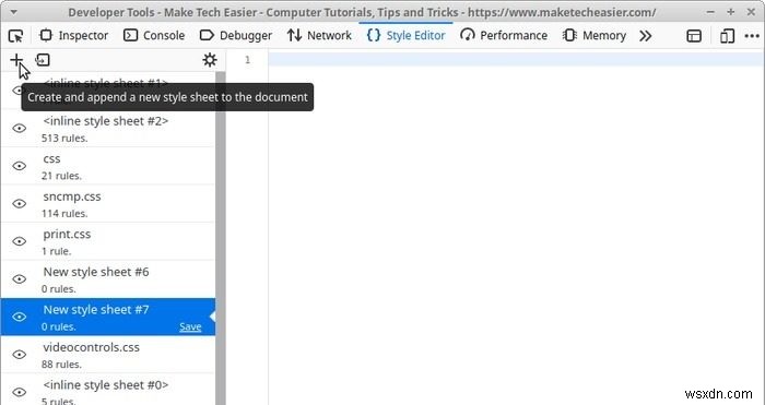 파이어폭스(Firefox) 웹 개발자 도구로 웹사이트 실시간 편집하는 방법