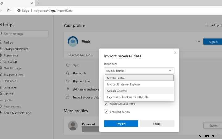 Microsoft Edge에서 여러 사용자 프로필 만들고 사용하는 방법