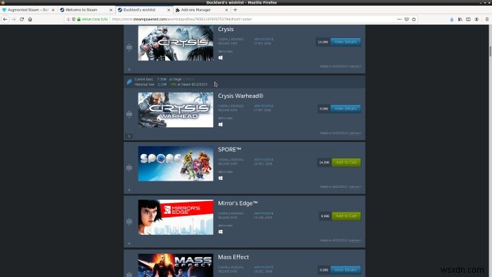 Augmented Steam 확장 프로그램으로 스팀을 200% 활용하는 방법