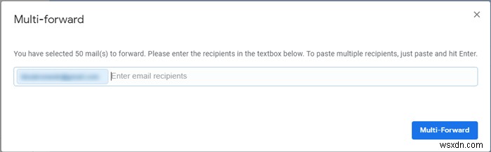 크롬 확장 프로그램으로 Gmail 이메일 여러 개 한 번에 전달하는 방법
