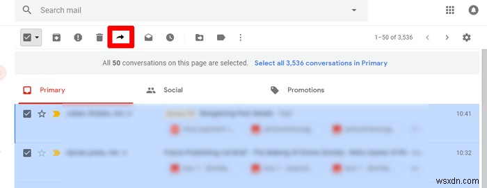 크롬 확장 프로그램으로 Gmail 이메일 여러 개 한 번에 전달하는 방법