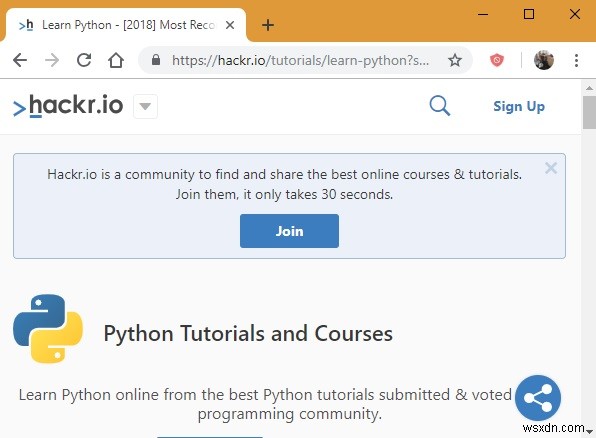 파이썬(Python)을 온라인에서 무료로 배울 수 있는 최고의 웹사이트 5곳