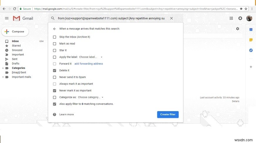 지메일(Gmail)에서 원치 않는 이메일 차단하는 방법 총정리