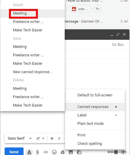Gmail  미리 준비된 답변  기능으로 자동 회신 설정하는 방법