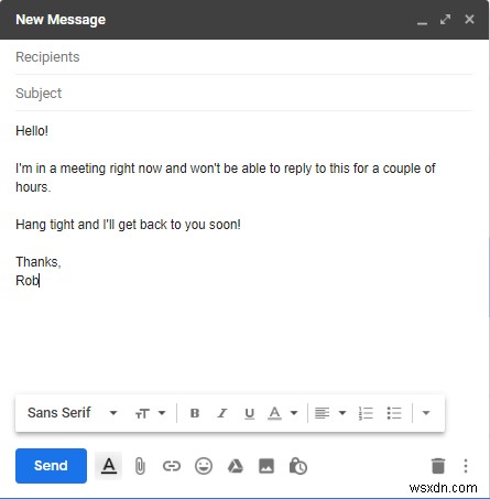 Gmail  미리 준비된 답변  기능으로 자동 회신 설정하는 방법