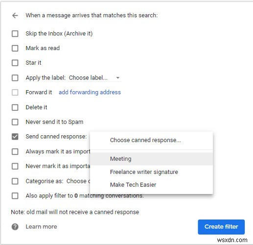Gmail  미리 준비된 답변  기능으로 자동 회신 설정하는 방법