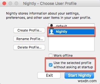 Firefox Quantum과 Firefox Nightly를 동시에 실행하는 방법