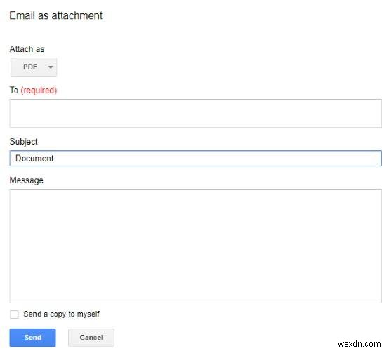 구글 문서(Google Docs)를 이메일로 공유하고 전송하는 4가지 방법