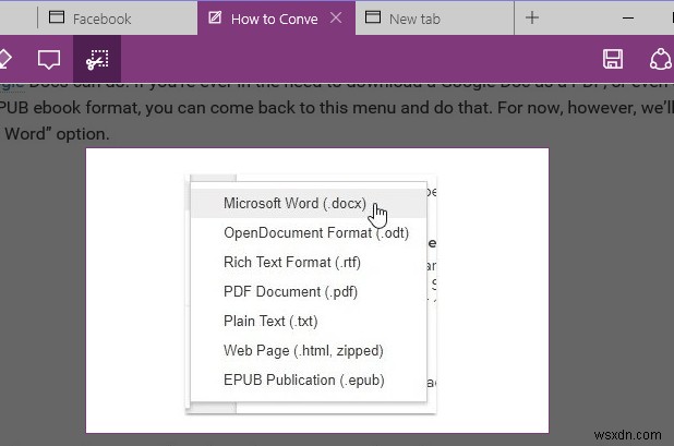 Windows 10에서 Microsoft Edge로 웹 콘텐츠 손쉽게 공유하는 방법
