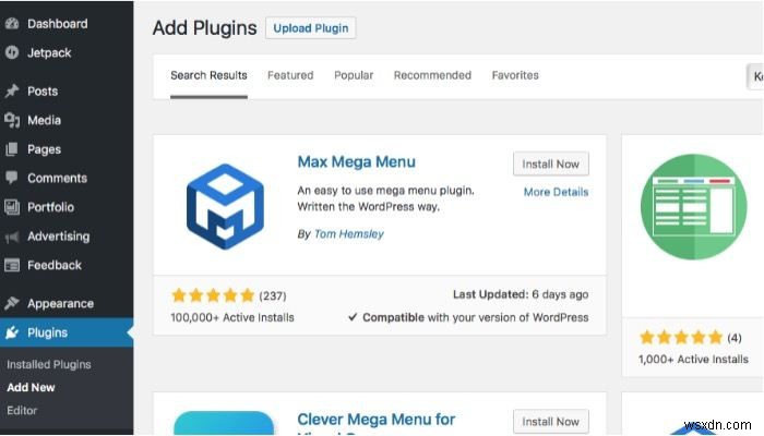 Max Mega Menu로 워드프레스 메뉴 한 단계 끌어올리기