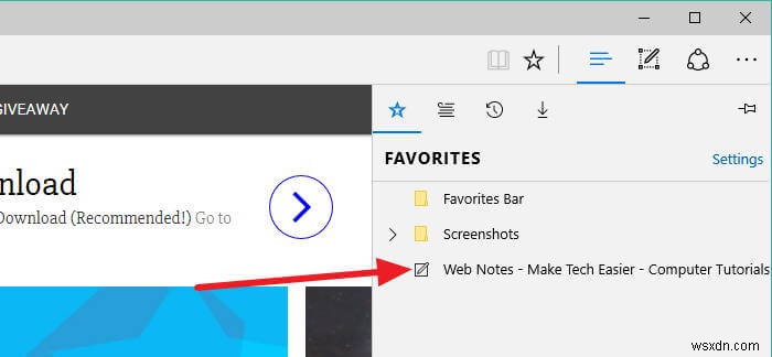 마이크로소프트 엣지(Microsoft Edge)에서 웹 페이지 스크린샷 찍는 방법