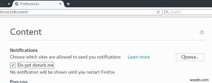 Firefox에서 웹 푸시 알림 끄는 방법 완벽 정리