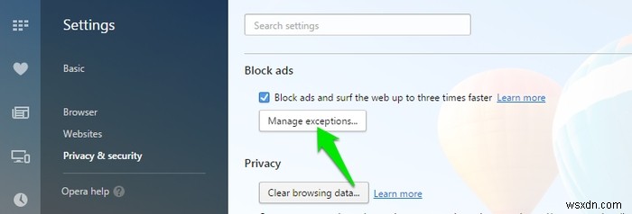 Opera 내장 광고 차단기, Adblock Plus를 대체할 수 있을까?