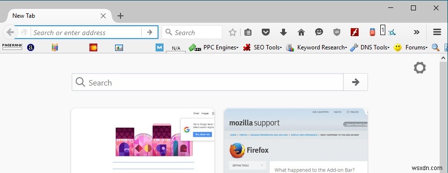 파이어폭스(Firefox)에서 불필요한 툴바 완벽하게 제거하는 방법