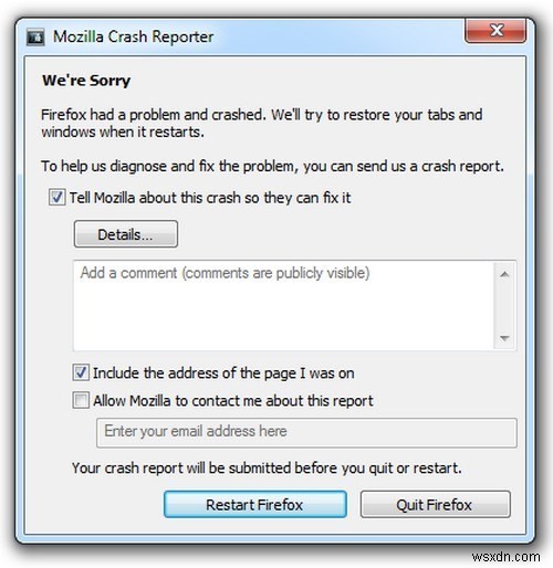 파이어폭스(Firefox)가 계속 충돌할 때 시도해 볼 수 있는 해결 방법