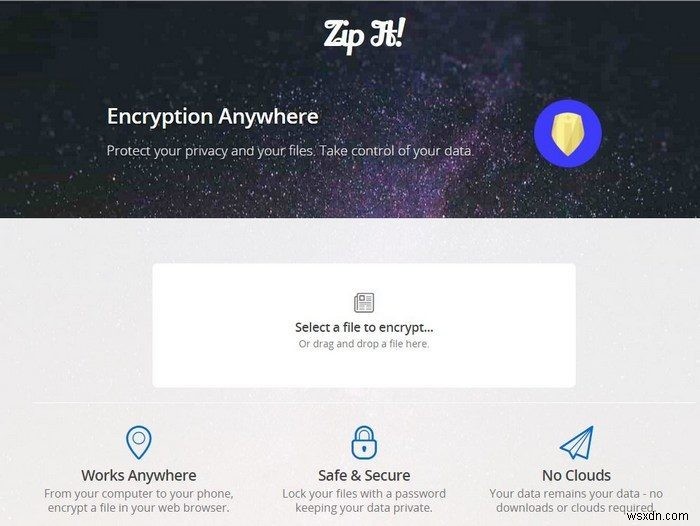 브라우저만 있으면 끝! 파일에 비밀번호를 쉽게 거는 무료 웹앱 Zip It