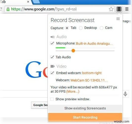 크롬 확장 프로그램 Screencastify로 브라우저 화면 녹화하는 방법